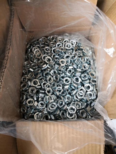 Гайка шестигранная тонкая DIN 439 2,сталь оцинкованная М10