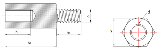 Wuerd-стойки-стол из нержавеющей стали