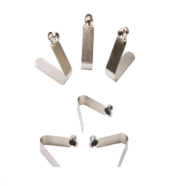 Кнопочные пружинные зажимы 