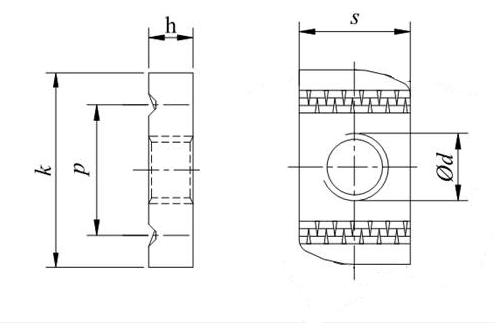Ореховые гайки на стойке 