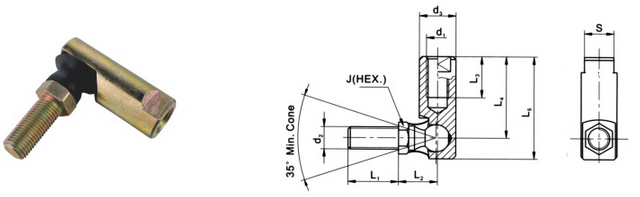 Шаровые суставы, серия ES